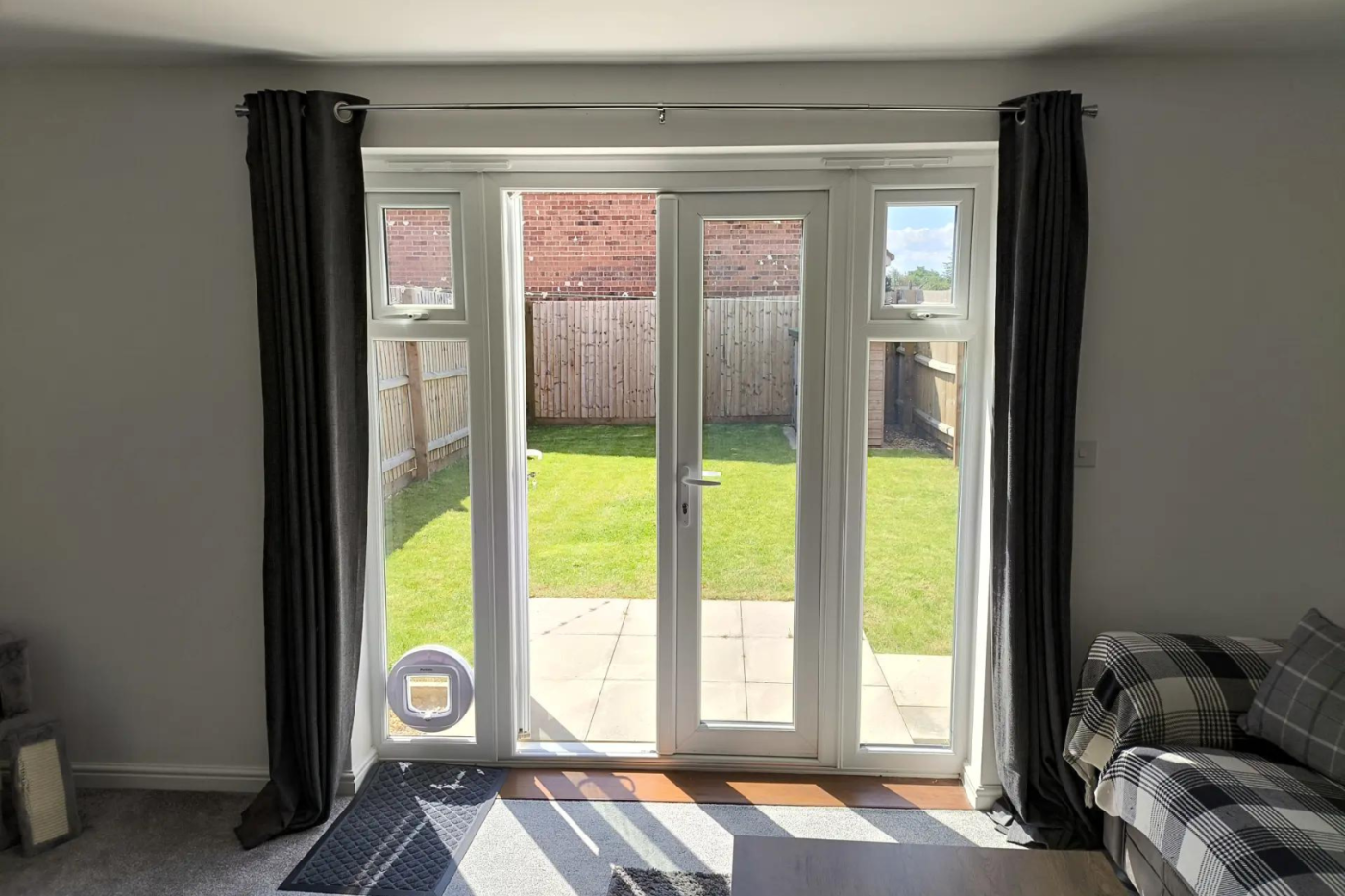 Patio doors into the garden