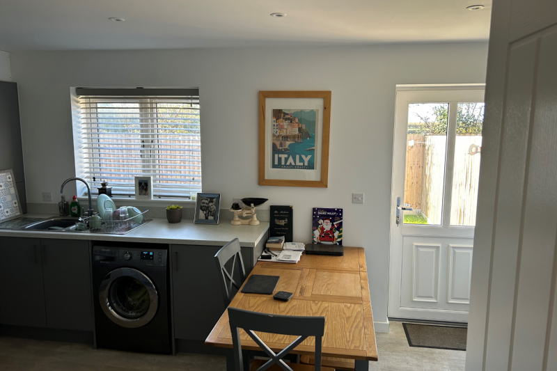 Kitchen and dining space