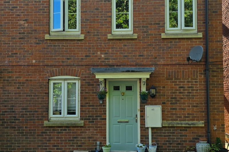 Front of a terraced house